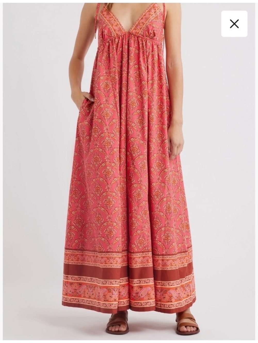 Free People Sorrento Stroll Print Maxi Dress